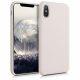 Pouzdro pro Apple iPhone X / iPhone XS, silikonové, béžové, 46313.11