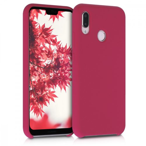 Pouzdro pro Huawei P20 Lite, silikonové, fialové, 45687.100