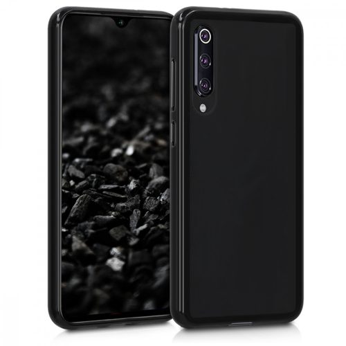 Pouzdro pro Xiaomi Mi 9 SE, silikonové, černé, 47907.47