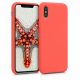 Pouzdro pro Apple iPhone X / iPhone XS, silikonové, oranžové, 46313.69