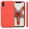 Pouzdro pro Apple iPhone X / iPhone XS, silikonové, oranžové, 46313.69