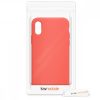 Pouzdro pro Apple iPhone X / iPhone XS, silikonové, oranžové, 46313.69