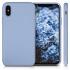 Pouzdro pro Apple iPhone X / iPhone XS, silikonové, modré, 46313.58