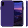 Pouzdro pro Apple iPhone X / iPhone XS, silikonové, fialové, 42495.38