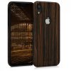 Pouzdro pro Apple iPhone XR, dřevo, hnědé, 45958.16