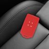 Kryt na klíče od auta pro Renault / Dacia - 4 tlačítka - Keyless Go, kwmobile, Silicon, Red, 48035.09