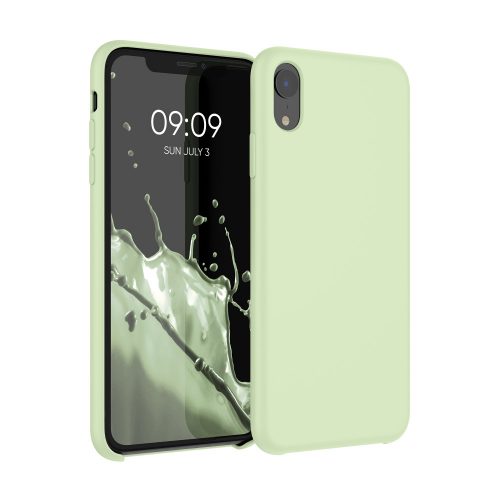 Pouzdro pro Apple iPhone XR, silikonové, zelené, 45910.137