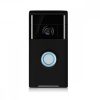 Ochranný kryt pro Nest Ring Video Doorbell 1, Kwmobile, černý, silikon, 48248.01