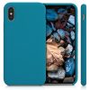 Pouzdro pro Apple iPhone X / iPhone XS, silikonové, zelené, 42495.62