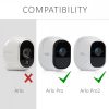 Sada 2 krytů pro kameru Arlo Pro/Pro 2 Smart, Kwmobile, bílá, silikonová, 45852.02