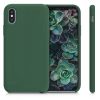 Pouzdro pro iPhone X / iPhone XS, silikonové, zelené, 46313.80