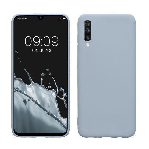 Pouzdro pro Samsung Galaxy A70, silikonové, modré, 48427.58