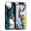 Pouzdro pro Samsung Galaxy A80, dřevo, hnědé, 48664.01