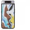 Pouzdro pro Samsung Galaxy A80, dřevo, hnědé, 48664.01