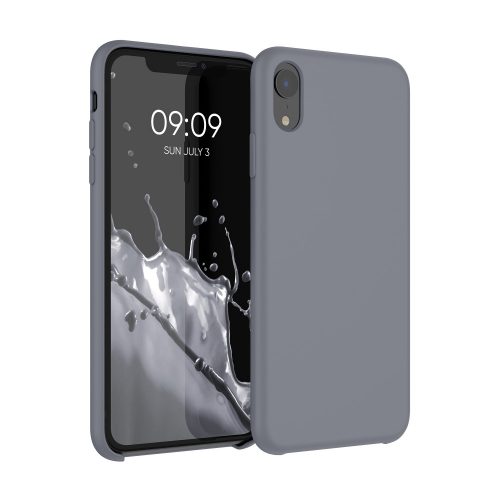 Pouzdro pro Apple iPhone XR, silikonové, šedé, 45910.155