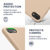 Pouzdro pro Apple iPhone 8 / iPhone 7 / iPhone SE 2, silikonové, krémové, 40225.154