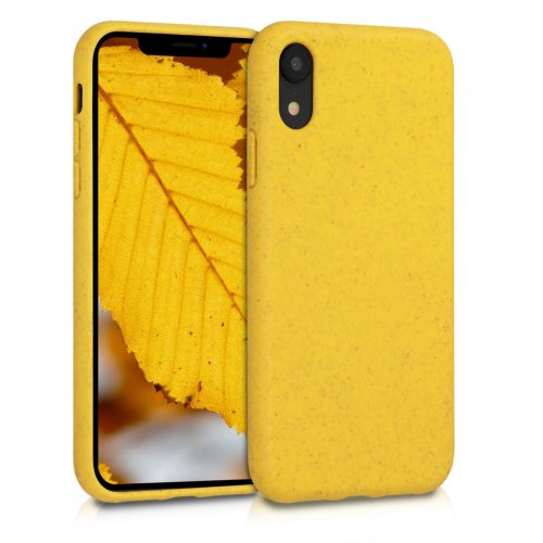 Pouzdro pro Apple iPhone XR, silikonové, žluté, 49105.06