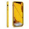 Pouzdro pro Apple iPhone XR, silikonové, žluté, 49105.06