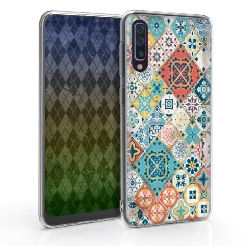 Pouzdro pro Samsung Galaxy A50, silikonové, vícebarevné, 48061.09