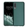 Pouzdro pro Samsung Galaxy A70, silikonové, zelené, 48430.14