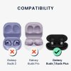 Sada 4 náhradních koncovek pro sluchátka Samsung Galaxy Buds/Galaxy Buds Plus, Kwmobile, černá, silikonová, 49310.01