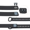 Řemínek pro Xiaomi Amazfit Cor 1 / Amazfit Band 1, kwmobile, silikon, černý, 49307.01