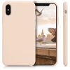 Pouzdro pro Apple iPhone X / iPhone XS, silikonové, béžové, 46313.154