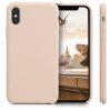 Pouzdro pro Apple iPhone X / iPhone XS, silikonové, béžové, 42495.154