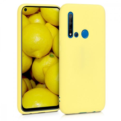 Pouzdro pro Huawei P20 Lite (2019), silikonové, žluté, 49451.49