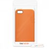 Pouzdro pro Apple iPhone 5 / iPhone 5s / iPhone SE, silikonové, oranžové, 42766.150