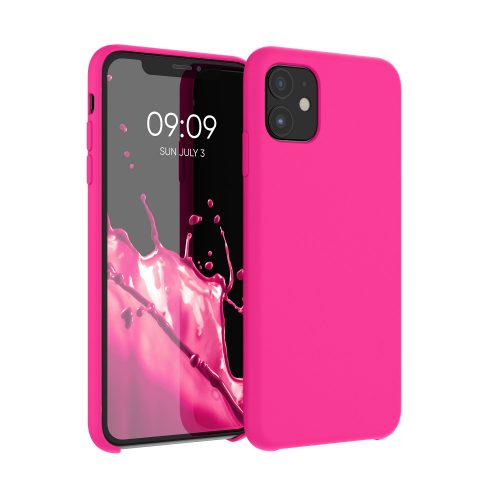 Pouzdro pro Apple iPhone 11, silikonové, růžové, 49724.08