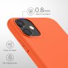 Pouzdro pro Apple iPhone 11, silikonové, oranžové, 49783.69