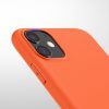 Pouzdro pro Apple iPhone 11, silikonové, oranžové, 49783.69