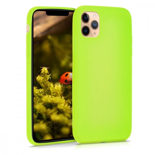 Pouzdro pro Apple iPhone 11 Pro, silikonové, žluté, 49781.75