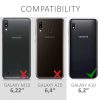 Sada 3 ks ochranných fólií pro Samsung Galaxy A10, Kwmobile, Přední, Transparent, 49824.1