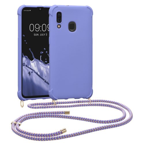 Pouzdro pro Samsung Galaxy A40, Silicon, Purple, 49963.108