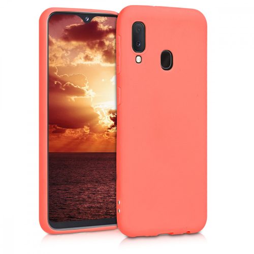 Pouzdro pro Samsung Galaxy A20e, silikonové, růžové, 48738.141