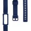 Sada 2 popruhů pro Fitbit Ace 2, Kwmobile, černá/modrá, silikon, 50102.01