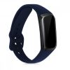 Sada 2 popruhů pro Samsung Galaxy Fit (SM-R370), kwmobile, silikon, modrá / černá, 50233.01