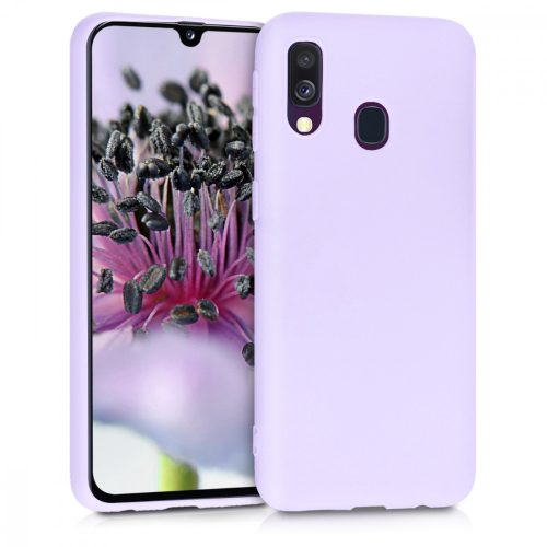 Pouzdro pro Samsung Galaxy A40, Silicon, Purple, 48547.108