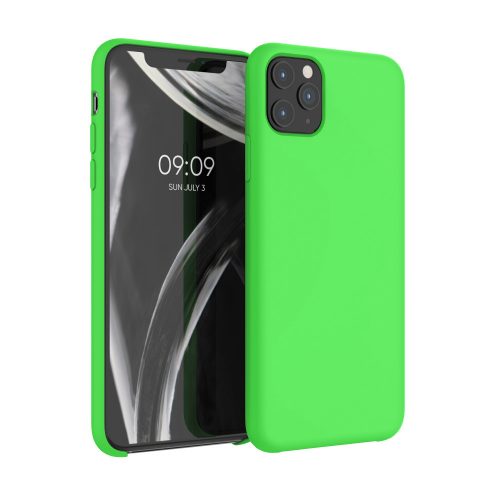 Pouzdro pro Apple iPhone 11 Pro Max, silikonové, zelené, 49725.159