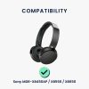 Sada 2 náušníků pro sluchátka Sony MDR-XB450AP/MDR-XB550/MDR-XB650, Kwmobile, Černá, Ekologická kůže, 50664.01