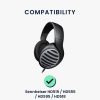 Sada 2 náušníků pro sluchátka Sennheiser HD555/HD518/HD595, Kwmobile, Černá, Textil, 50666.01