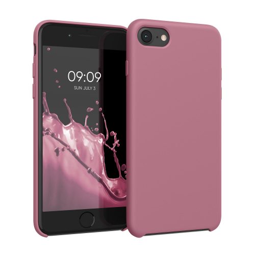 Pouzdro pro iPhone 8 / iPhone 7 / iPhone SE 2, silikonové, růžové, 40225.167