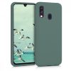 Pouzdro pro Samsung Galaxy A40, silikonové, zelené, 48547.166