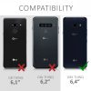 Pouzdro pro LG G8X ThinQ, silikonové, černé, 50831.01, kwmobile