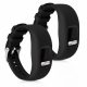 Sada 2 popruhů pro Garmin Vivofit 4, kwmobile, silikon, černá, 50976.04