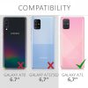 Sada 3 ks ochranných fólií pro Samsung Galaxy A71, kwmobile, přední, transparentní, 51204.1