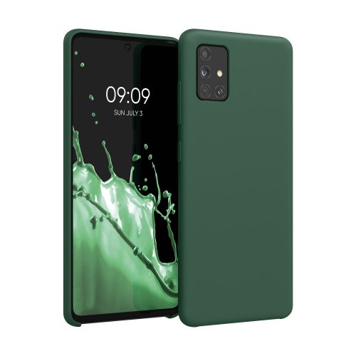 Pouzdro pro Samsung Galaxy A51, silikonové, zelené, 51197.169