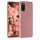 Pouzdro pro Samsung Galaxy A41, Silicon, Rose Gold, 52254.31